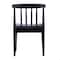 Flash Furniture Chester Solid Wood Black Dining Chair w/Curved Spindle Backrest and Black Vinyl Seat XU-DG-W0359-BLK-GG - alternate 5